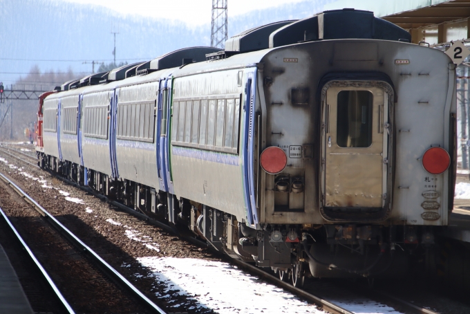 鉄道フォト・写真：JR北海道 国鉄キハ183系気動車 キハ183-9560 新得駅 鉄道フォト・写真 by やまどりの人さん - 撮影日 2023/03/29 08:00