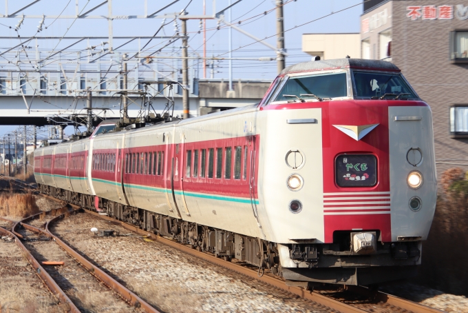 鉄道フォト・写真：JR西日本 国鉄381系電車 やくも クハ381-112 中庄駅 鉄道フォト・写真 by やまどりの人さん - 撮影日 2024/01/09 09:31