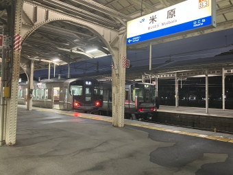 JR西日本 クモハ224形 クモハ224-117 鉄道フォト・写真 by ひでおさん 米原駅 (JR)：2022年09月23日18時ごろ