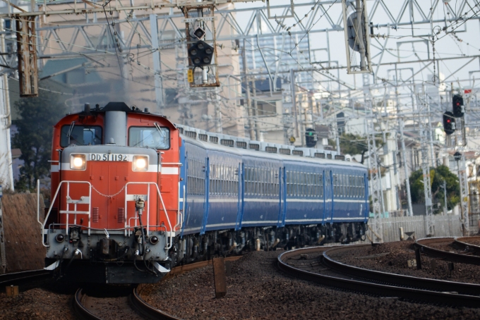 JR西日本 国鉄DD51形ディーゼル機関車 DD51-1192 須磨駅 鉄道フォト 
