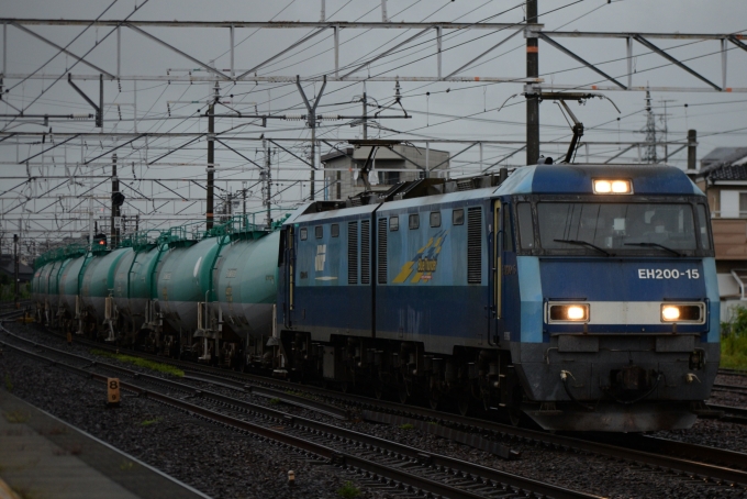 JR貨物EH200形電気機関車 ブルーサンダー EH200-15 清洲駅 鉄道フォト