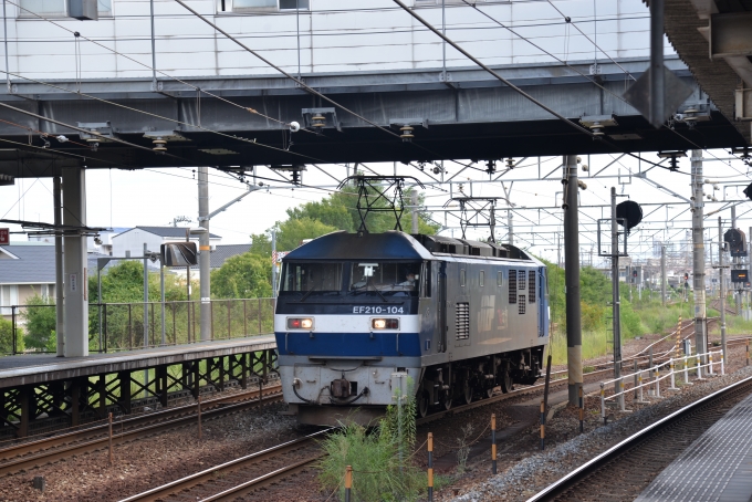 JR貨物 EF210形 EF210-104 鉄道フォト・写真 by ガラスパゴスさん 北長瀬駅：2021年08月29日11時ごろ