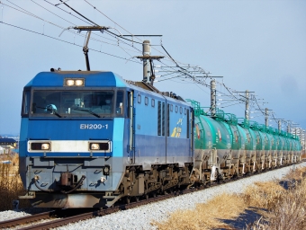 JR貨物 EH200形 EH200-1 鉄道フォト・写真 by 長ナノさん ：2022年12月29日12時ごろ