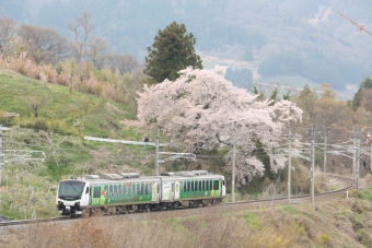 JR東日本 HB-E302形 HB-E302-2 鉄道フォト・写真 by 鳴海さん 姨捨駅：2022年04月16日16時ごろ
