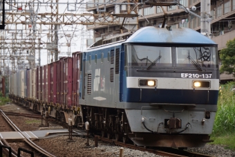JR貨物 EF210形 EF210-137 鉄道フォト・写真 by うにらさん 新川崎駅：2022年09月03日11時ごろ