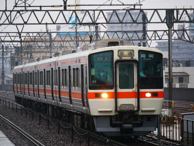 鉄道フォト・写真：JR東海311系電車 普通 クモハ311-3 尾張一宮駅 鉄道フォト・写真 by くらぼんぼんさん - 撮影日 2023/02/19 10:23