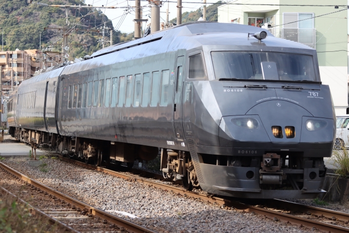 JR九州 787系 側面6コマカット幕 （かもめ／門司港〜肥前山口） - 鉄道