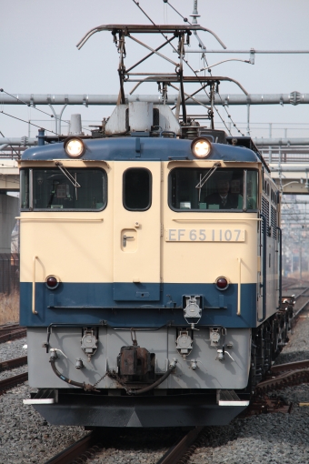 JR東日本 国鉄EF65形電気機関車 EF65 1107 鉄道フォト・写真 by trdamさん 吉川美南駅：2014年01月25日11時ごろ