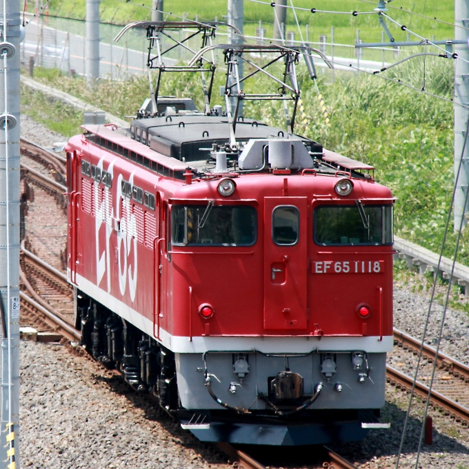 JR東日本 国鉄EF65形電気機関車 EF65 1118 鉄道フォト・写真 by trdamさん 吉川美南駅：2014年07月30日12時ごろ