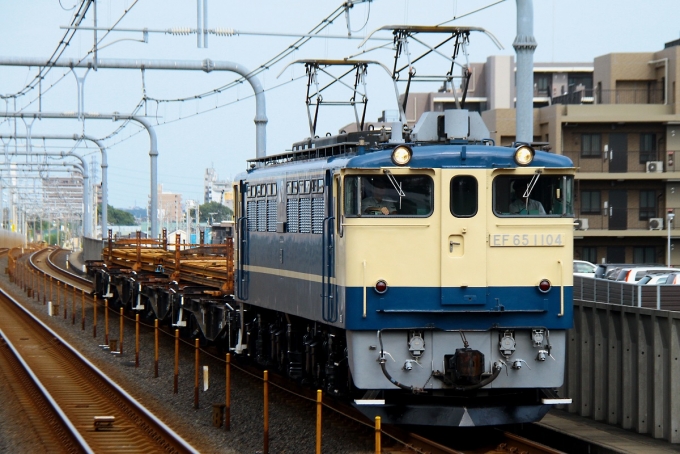 JR東日本 国鉄EF65形電気機関車 EF65 1104 鉄道フォト・写真 by trdamさん 越谷レイクタウン駅：2015年08月19日15時ごろ