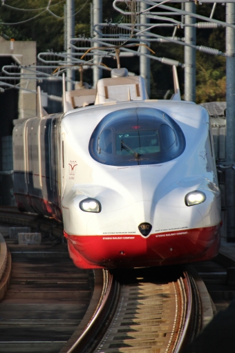 JR九州 721形(Mc) かもめ(新幹線) 721-8003 鉄道フォト・写真 by シロワニさん 嬉野温泉：2022年10月28日16時ごろ