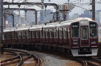 阪急電鉄 阪急9100形(Mc) 9101 鉄道フォト・写真 by I love 阪急電車さん 曽根駅 (大阪府)：2022年08月12日15時ごろ