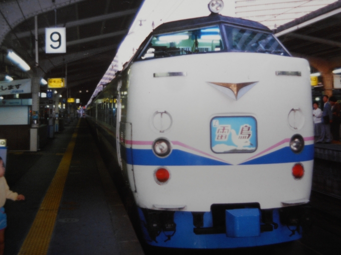 鉄道フォト・写真：JR西日本 国鉄485系電車 雷鳥 大阪駅 鉄道フォト・写真 by I love 阪急電車さん - 撮影日 1989/06/18 00:00