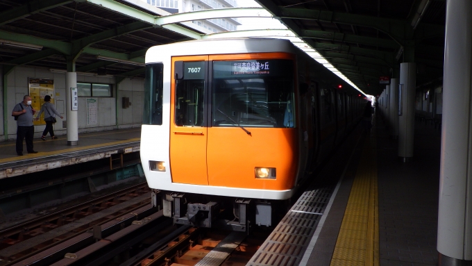 鉄道フォト・写真：近畿日本鉄道 近鉄7000系電車 7607 弁天町駅 鉄道フォト・写真 by 済城市さん - 撮影日 2022/07/20 08:48