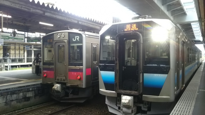 JR東日本 GV-E400形 GV-E400-12 鉄道フォト・写真 by ABEさん 秋田駅：2022年08月27日15時ごろ