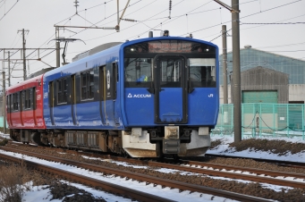 JR東日本 EV-E800形(Mc') EV-E800-2 鉄道フォト・写真 by ABEさん 土崎駅：2023年12月29日11時ごろ