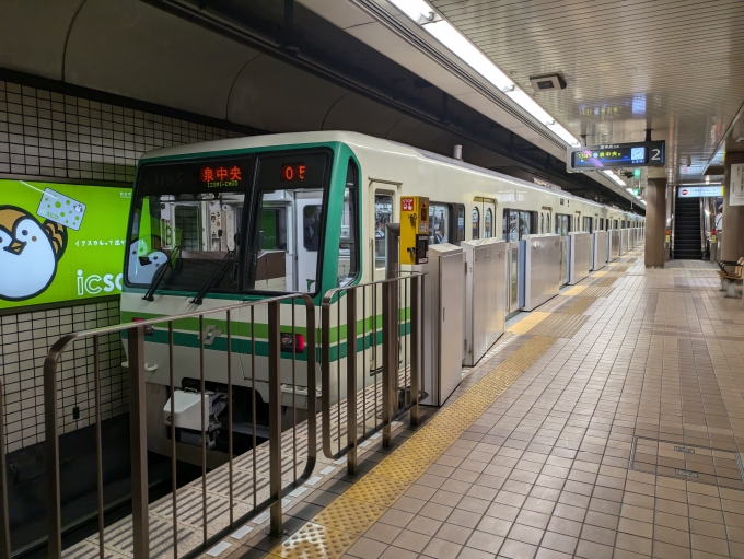 鉄道フォト・写真：仙台市交通局1000系電車 1105 広瀬通駅 鉄道フォト・写真 by ABEさん - 撮影日 2024/08/08 13:42