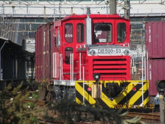 JR貨物DB500形ディーゼル機関車 DB500-53 鉄道フォト・写真 by Akyoさん 延岡駅 (JR)：2021年11月14日13時ごろ