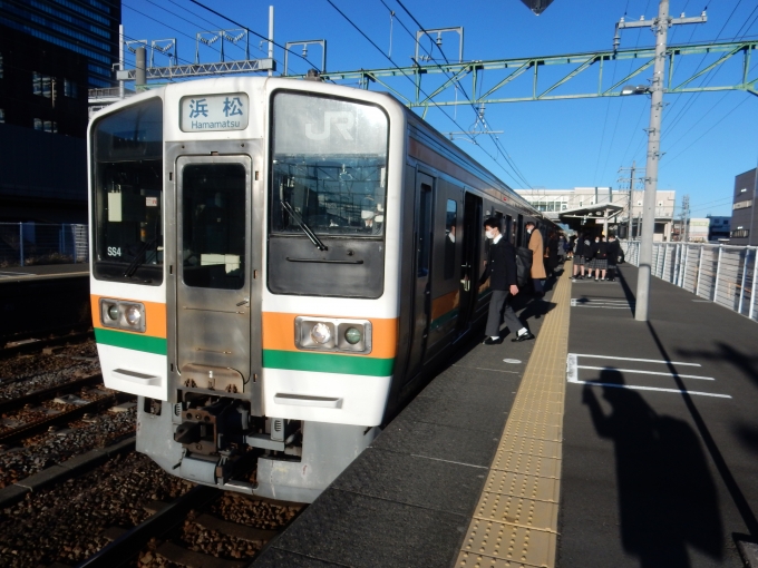 鉄道フォト・写真：JR東海 国鉄211系電車 クハ210-5031 草薙駅 (JR) 鉄道フォト・写真 by 313系2350番台W1編成海シスさん - 撮影日 2023/01/25 15:49