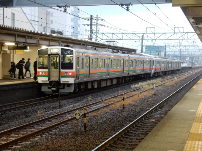 鉄道フォト・写真：JR東海 国鉄211系電車 クモハ211-6003 草薙駅 (JR) 鉄道フォト・写真 by 313系2350番台W1編成海シスさん - 撮影日 2023/01/16 07:02