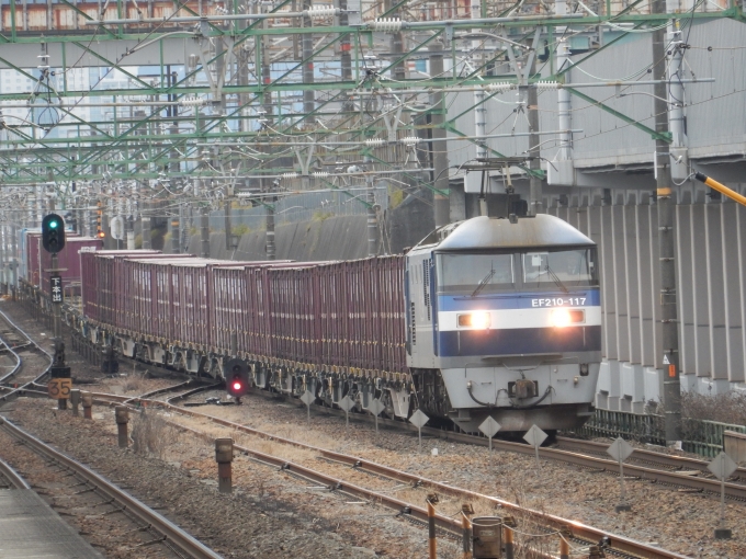 鉄道フォト・写真：JR貨物EF210形電気機関車 EF210-117 草薙駅 (JR) 鉄道フォト・写真 by 313系2350番台W1編成海シスさん - 撮影日 2023/02/07 16:21