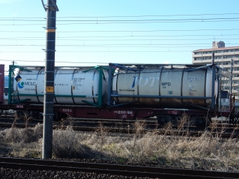 JR貨物コキ200形貨車 コキ200-96 鉄道フォト・写真 by 313系2350番台W1編成海シスさん 東静岡駅：2023年02月23日15時ごろ