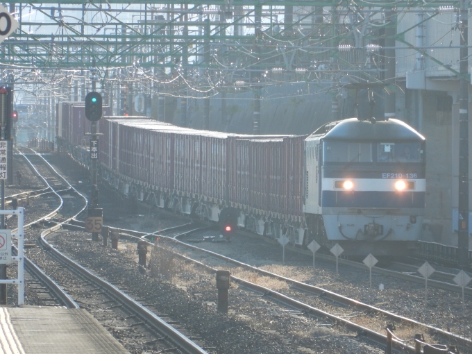 鉄道フォト・写真：JR貨物EF210形電気機関車 EF210-136 草薙駅 (JR) 鉄道フォト・写真 by 313系2350番台W1編成海シスさん - 撮影日 2023/02/28 16:21