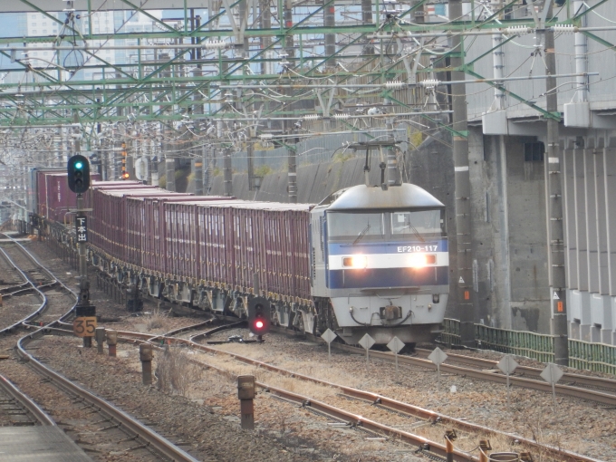 鉄道フォト・写真：JR貨物EF210形電気機関車 EF210-117 草薙駅 (JR) 鉄道フォト・写真 by 313系2350番台W1編成海シスさん - 撮影日 2023/02/07 16:21