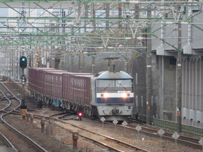 鉄道フォト・写真：JR貨物EF210形電気機関車 EF210-140 草薙駅 (JR) 鉄道フォト・写真 by 313系2350番台W1編成海シスさん - 撮影日 2023/02/03 16:20