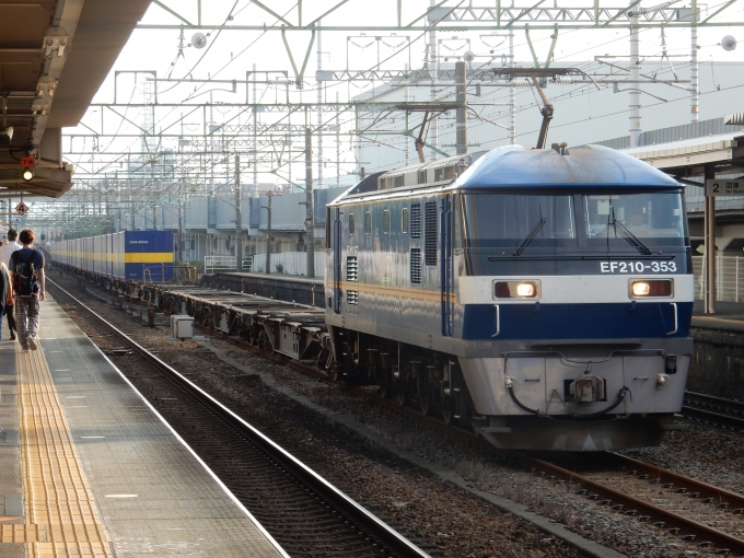 JR貨物 EF210形 EF210-353 鉄道フォト・写真 by 313系2350番台W1編成海シスさん 草薙駅 (JR)：2023年07月06日17時ごろ