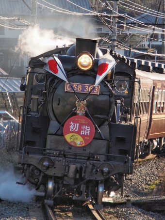 秩父鉄道 C58形 パレオエクスプレス C58 363 鉄道フォト・写真 by FM-805Dさん ：2022年01月01日15時ごろ