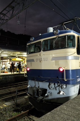 JR東日本 国鉄EF65形電気機関車 EL YOGISHAよこかわ EF65-501 鉄道フォト・写真 by FM-805Dさん 横川駅 (群馬県)：2022年07月30日19時ごろ