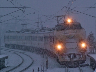JR西日本 クハ489形 クハ489-501 鉄道フォト・写真 by FM-805Dさん 明峰駅：2011年03月11日06時ごろ
