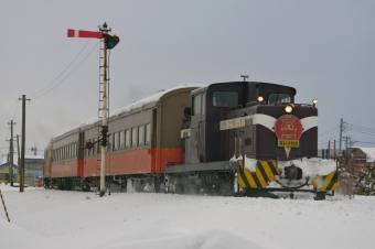 津軽鉄道DD350形ディーゼル機関車 ストーブ列車 鉄道フォト・写真 by FM-805Dさん ：2019年01月01日14時ごろ