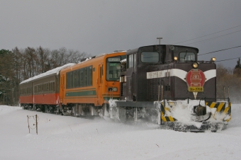 津軽鉄道DD350形ディーゼル機関車 ストーブ列車 鉄道フォト・写真 by FM-805Dさん ：2019年01月01日11時ごろ