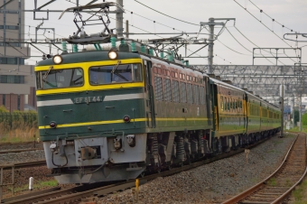 JR西日本 国鉄EF81形電気機関車 サロンカーなにわ EF81-44 鉄道フォト・写真 by FM-805Dさん 茨木駅：2018年04月14日07時ごろ