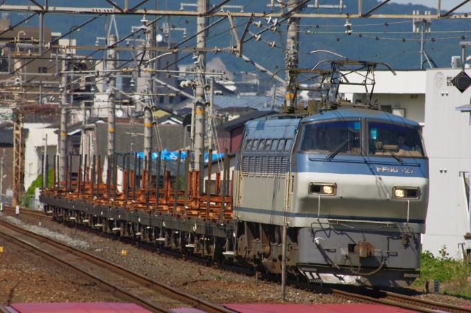 鉄道フォト・写真：JR貨物 国鉄EF66形電気機関車 EF66-127 茨木駅 鉄道フォト・写真 by FM-805Dさん - 撮影日 2018/07/22 14:41