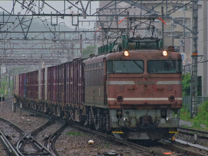 鉄道フォト・写真：JR貨物  EF81-25 高槻駅 鉄道フォト・写真 by FM-805Dさん - 撮影日 2010/06/26 09:39