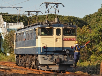 JR貨物 国鉄EF65形電気機関車 鹿島貨物 EF65-2083 鉄道フォト・写真 by FM-805Dさん 鹿島サッカースタジアム駅(臨時) (JR)：2022年11月05日15時ごろ