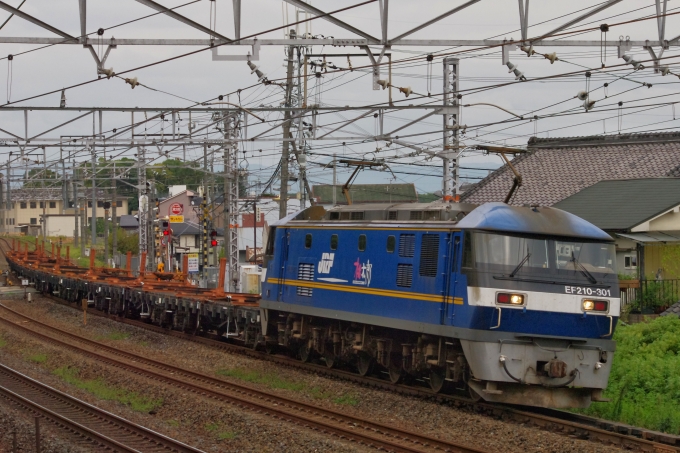 鉄道フォト・写真：JR貨物EF210形電気機関車 EF210-301 山崎駅 (京都府) 鉄道フォト・写真 by FM-805Dさん - 撮影日 2016/09/24 14:29