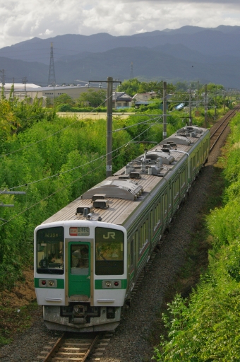 JR東日本 クハ718形 クハ718-26 鉄道フォト・写真 by FM-805Dさん 喜久田駅：2016年08月16日15時ごろ