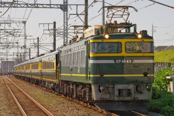 JR西日本 国鉄EF81形電気機関車 サロンカーなにわ EF81-43 鉄道フォト・写真 by FM-805Dさん 小野駅 (滋賀県)：2014年09月27日09時ごろ
