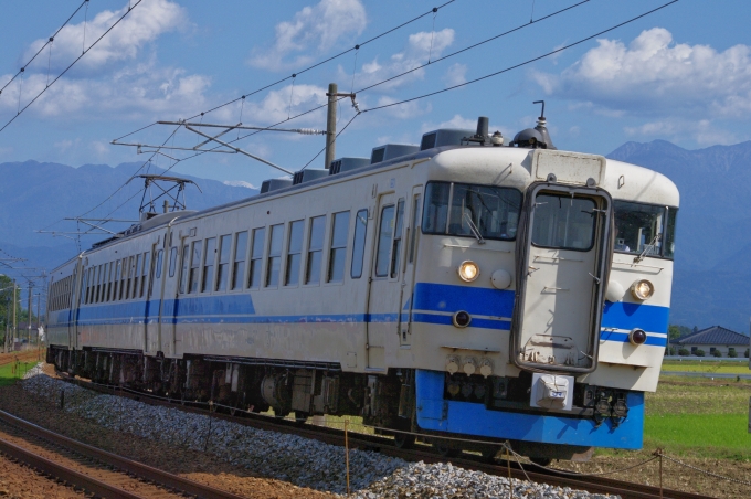 JR西日本 国鉄455系電車 クハ455-14 東富山駅 鉄道フォト・写真 by FM 