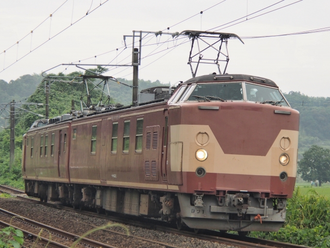 鉄道フォト・写真：JR西日本 国鉄443系電車 クモヤ443-2 植木駅 鉄道フォト・写真 by FM-805Dさん - 撮影日 2021/07/03 12:19