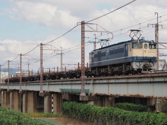 JR西日本 国鉄EF65形電気機関車 梅小路配給 EF65-1132 鉄道フォト・写真 by FM-805Dさん 桂川駅 (京都府)：2021年10月07日14時ごろ