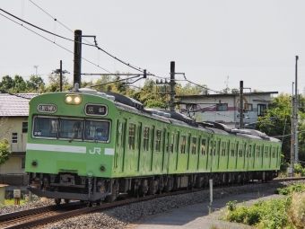 JR西日本 クハ103形 クハ103-215 鉄道フォト・写真 by FM-805Dさん 棚倉駅：2021年05月10日09時ごろ
