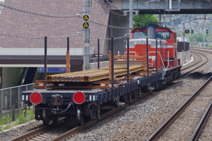 鉄道フォト・写真：JR西日本 国鉄チキ6000形貨車 島本駅 鉄道フォト・写真 by FM-805Dさん - 撮影日 2012/05/13 11:55