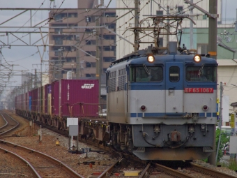 JR貨物 国鉄EF65形電気機関車 EF65-1067 鉄道フォト・写真 by FM-805Dさん 東加古川駅：2011年06月19日17時ごろ