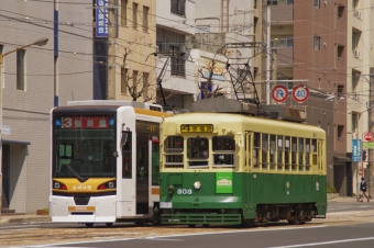 長崎電気軌道300形電車 303 鉄道フォト・写真 by FM-805Dさん ：2019年03月30日12時ごろ
