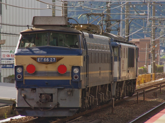 JR貨物 EF66形 EF66 27 鉄道フォト・写真 by FM-805Dさん 山科駅 (JR)：2015年10月31日13時ごろ